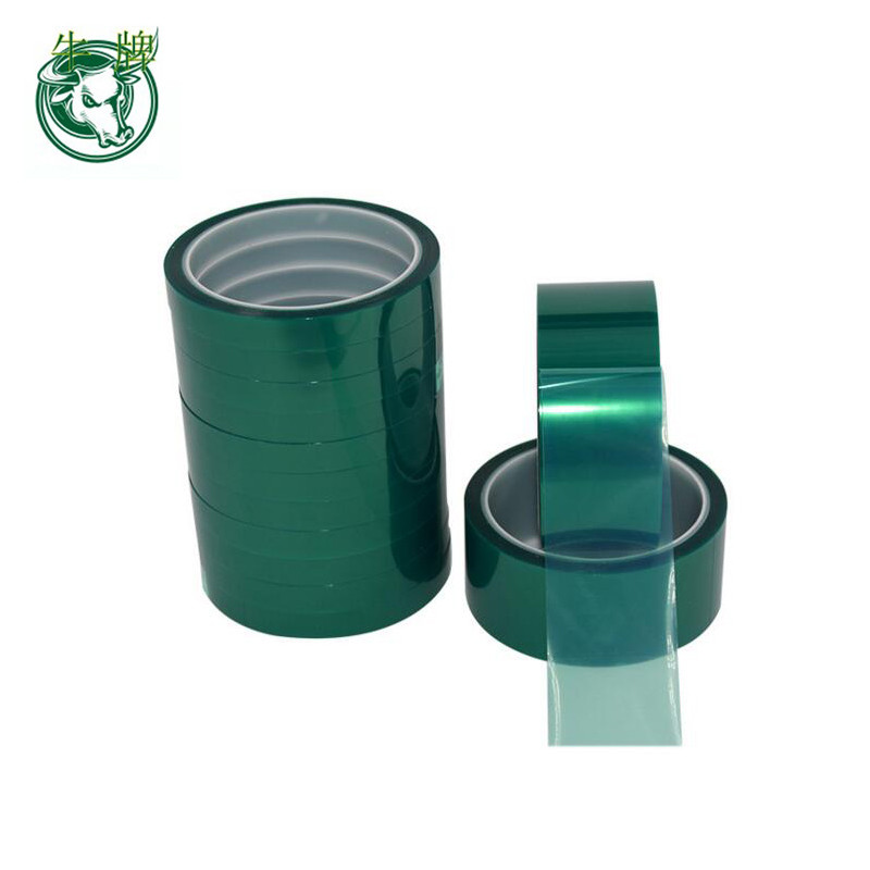 specifikation anpassad grön färg PET-film silikonlimtejp Masking Tape