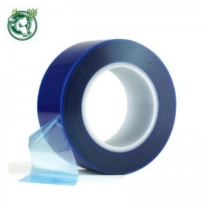 120C blå PET-film Akrylhäftande tejp