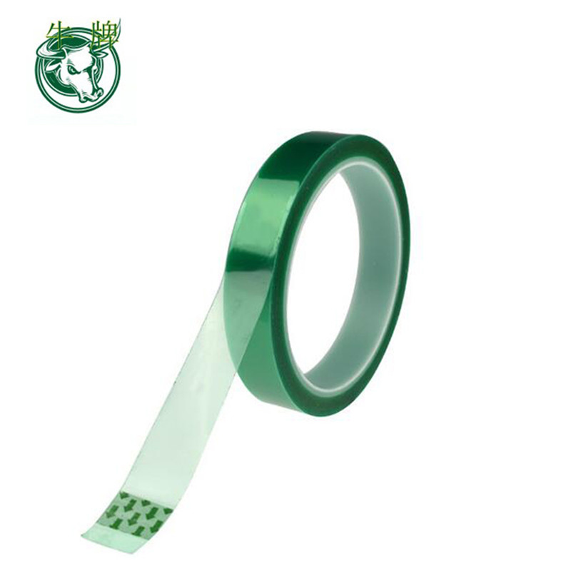 Värmebeständig PET Hög temperatur Grön maskeringsskärmband för PCB-lödpläteringsisoleringsskyddstejp